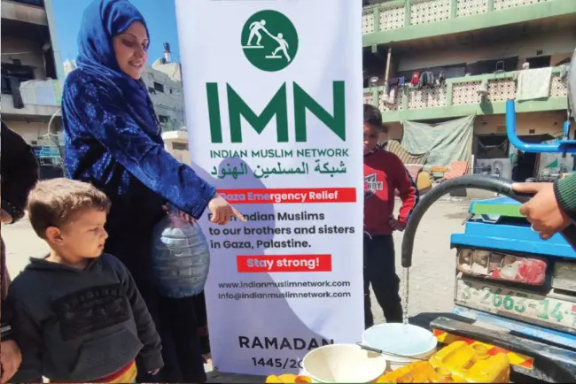 Gaza Relief Support by Indian Muslim Network – 100% Zakat Donation Policy