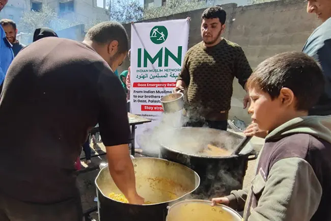Indian Muslim Network providing urgent aid to families affected in Gaza